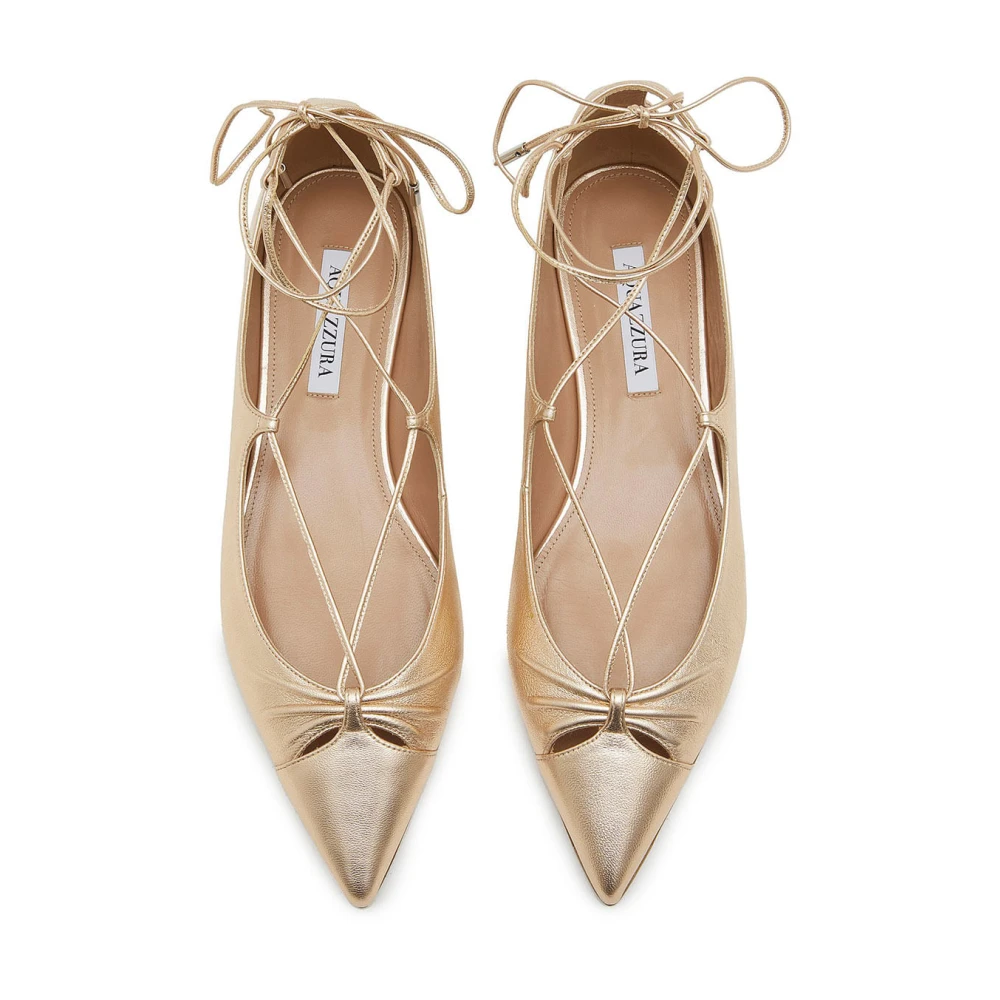 Aquazzura Dame Sko Gul 36 1/2 EU, - side a