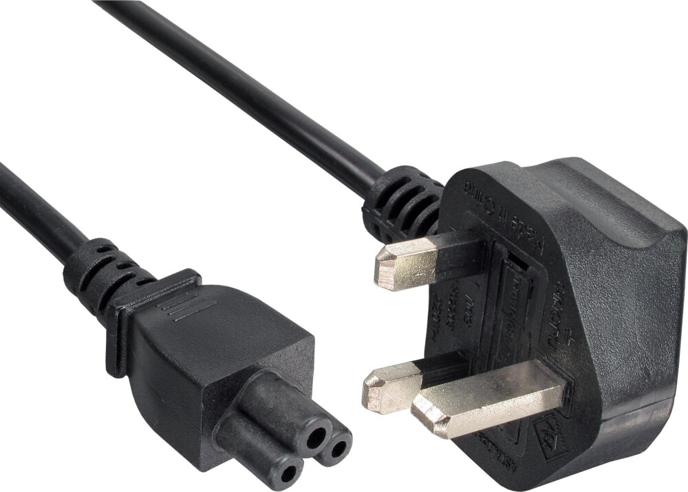 Is Pinner InLine Strømkabel For Notebook Britisk 3 Pinners Kobling 2 m » Best ...