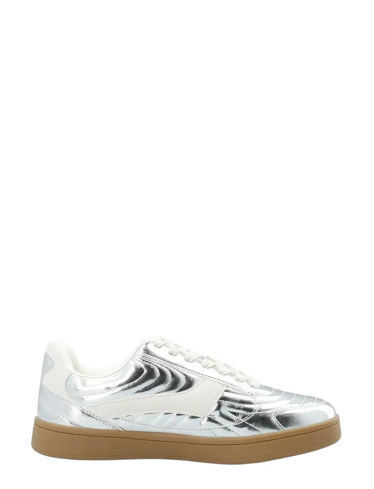 Bianco Biaberlin Padded Sneaker Faux Leather - Silver - 41 - main photo