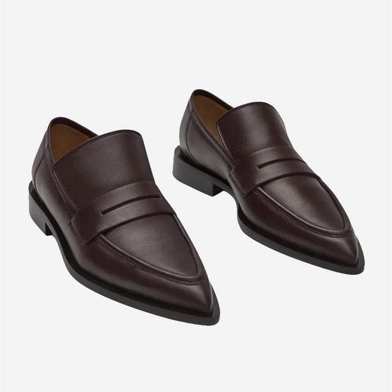 Montazzoli Loafer - Walnut Nappa - side a
