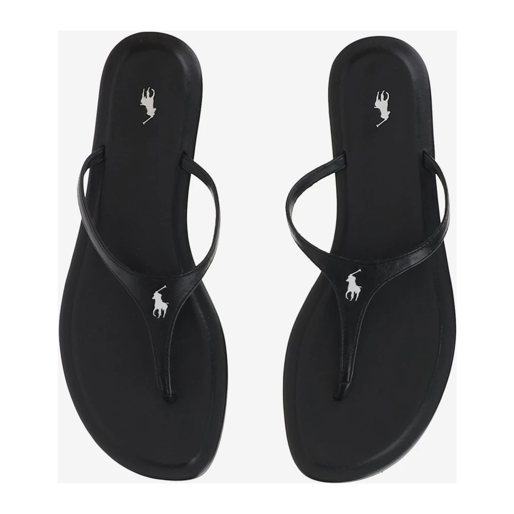 Polo Ralph Lauren Polo Play Leather Thong Sandal Black 38 - side a
