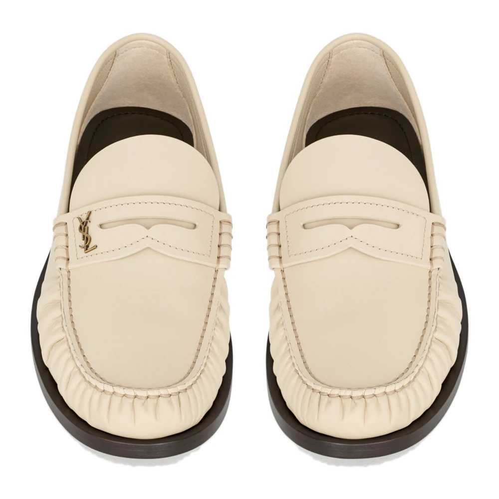 Saint Laurent Dame Sko Beige 39 EU, - side a