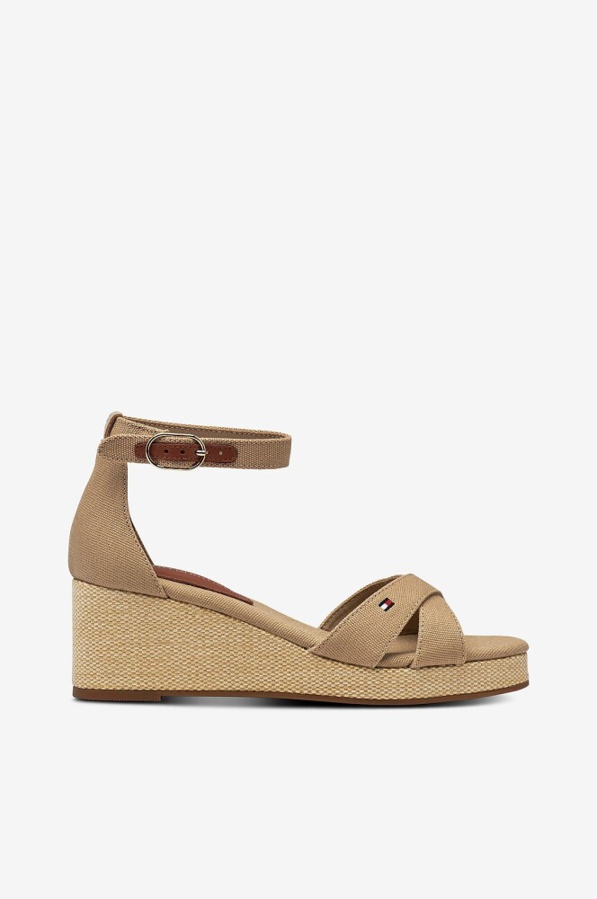 Tommy Hilfiger Sandaletter Mid Wedge Espad Hvit - main photo