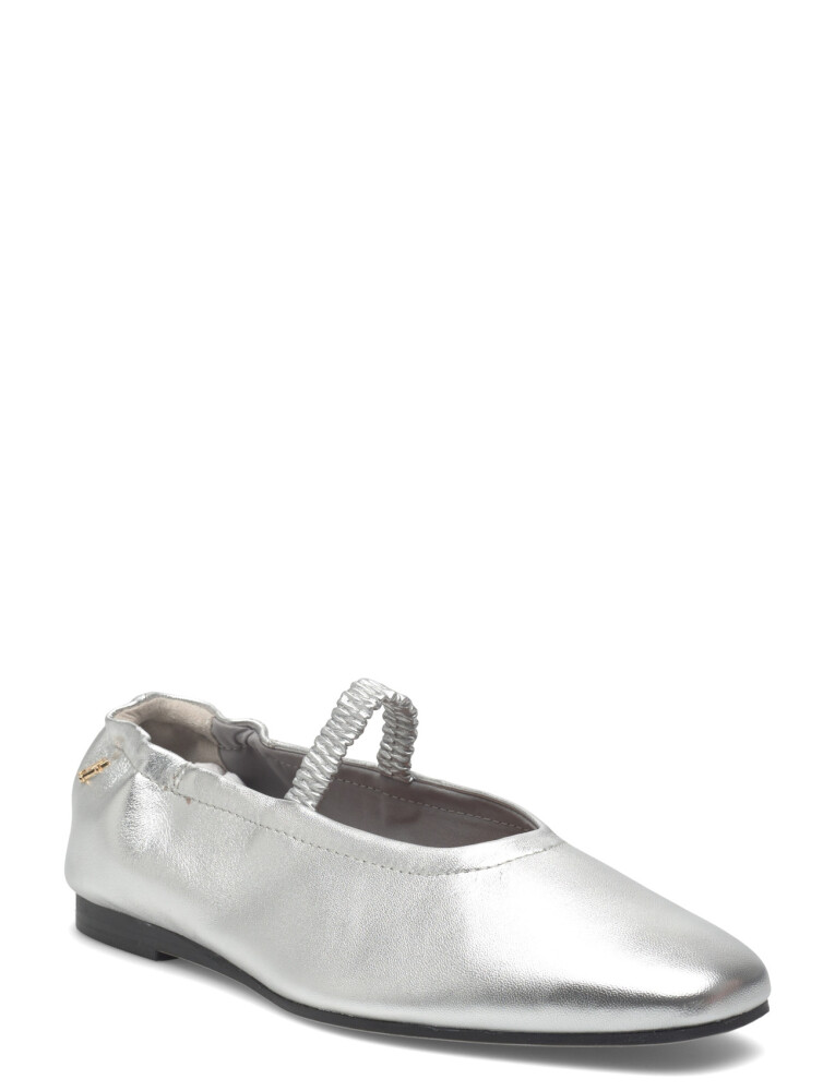 Tommy Hilfiger Silver Lth Ellastic Ballerina   Silver   39 - main photo