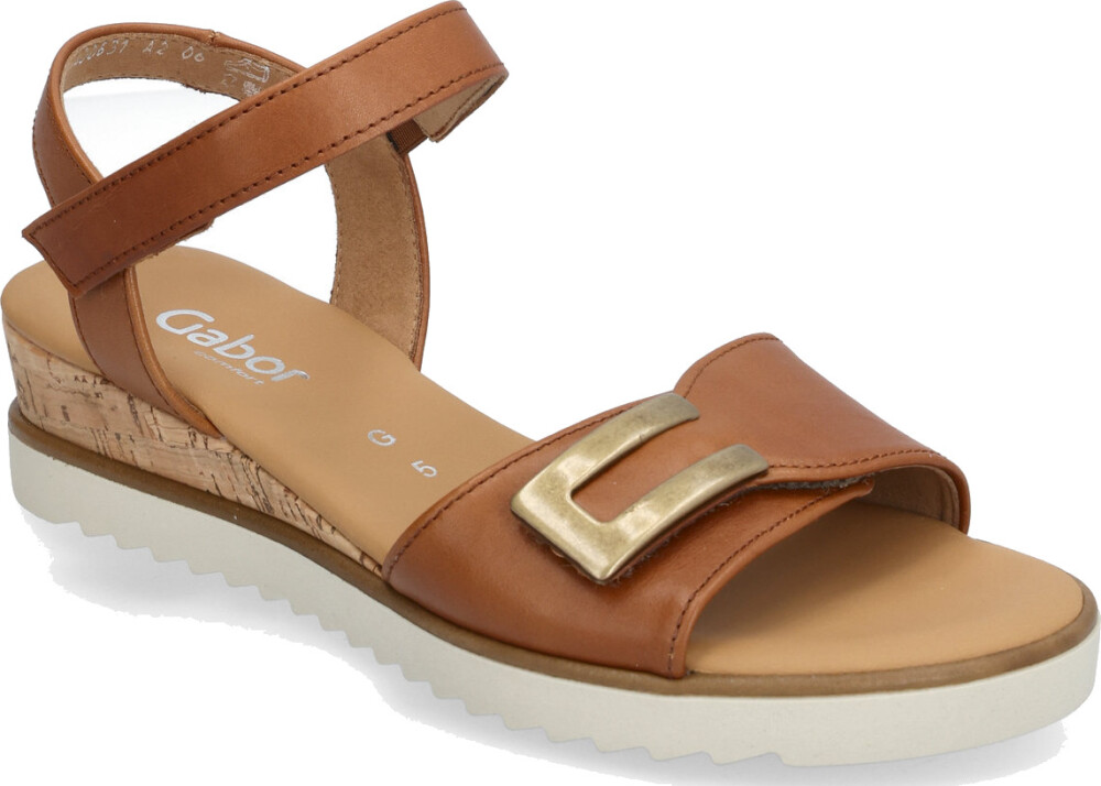 Gabor Wedge Sandal - Brown - 38 - main photo