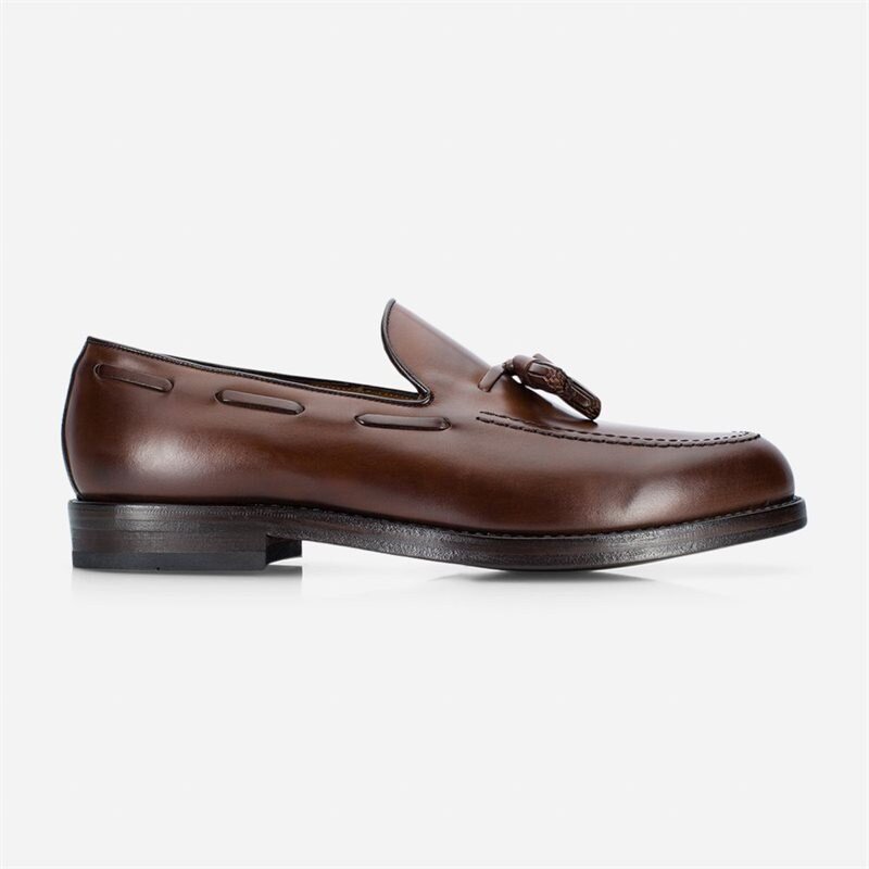 Lottusse Tassel Loafer Jocker Teak - side a