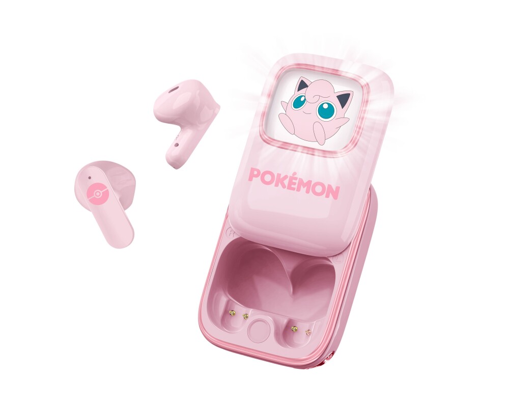 OTL Pokmon Jigglypuff Slide TWS Earphones Rosa