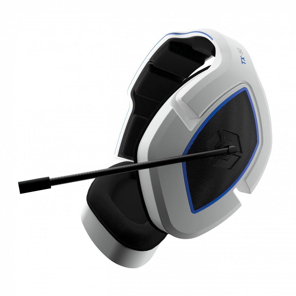 Gioteck Headset TX-50 stereo wei/blau.3.5mm Buc