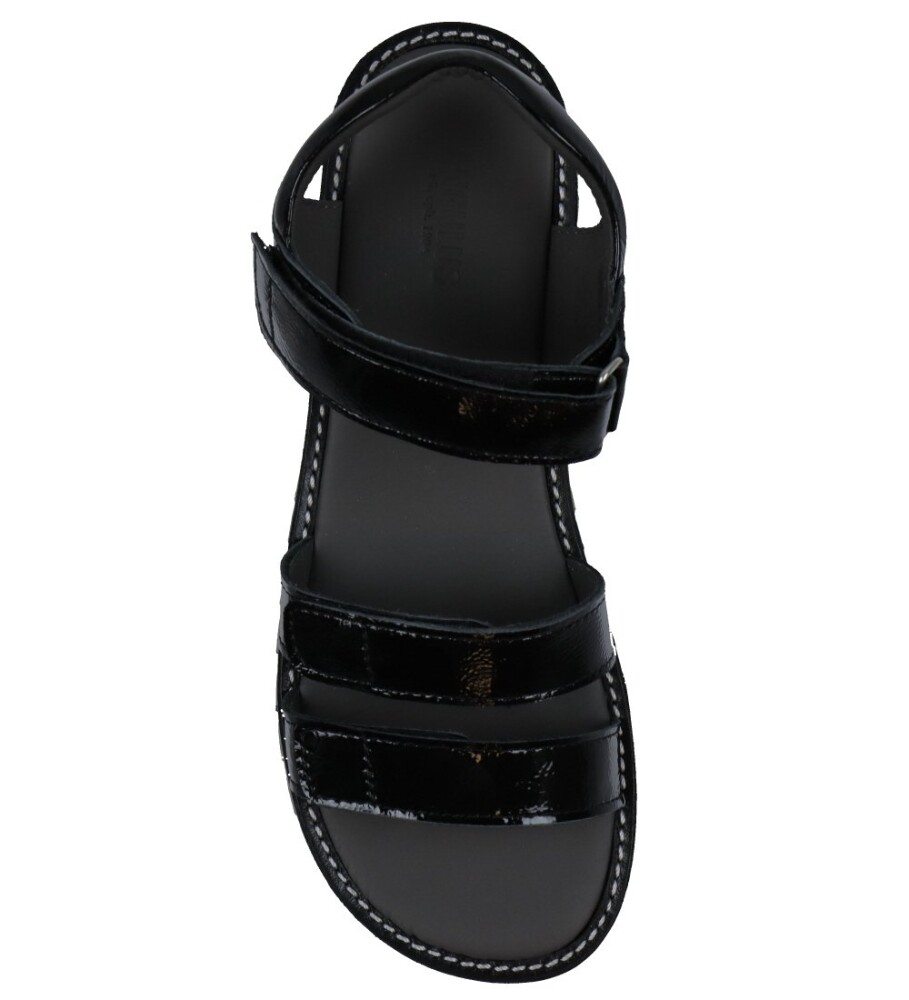 ANGULUS Sandals - Flat  - Open Toe - Op - Black - 33 - side b