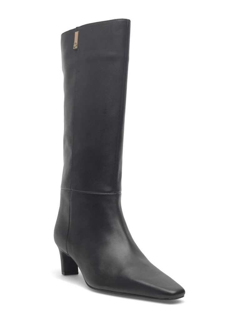 Tommy Hilfiger Th Square Toe Kitten Long Boot - Black - 38 - main photo