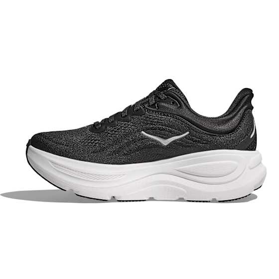 Hoka Women"s Bondi 9 Wide Black/White 36 2/3 - side a