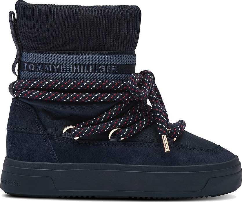 Tommy Hilfiger Vinterstøveler Tommytech Rwb Snowboot Warm Blå - main photo