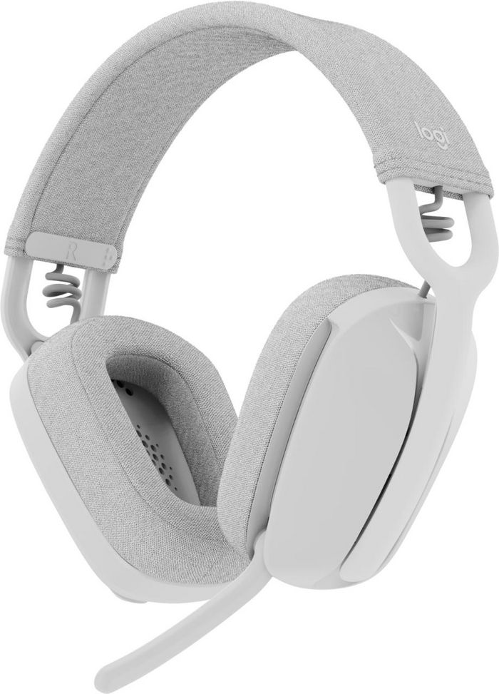 Logitech Zone Vibe Wireless Hodesett Usb-c Via Bluetooth-adapter Microsoft Teams Stereo Hvit