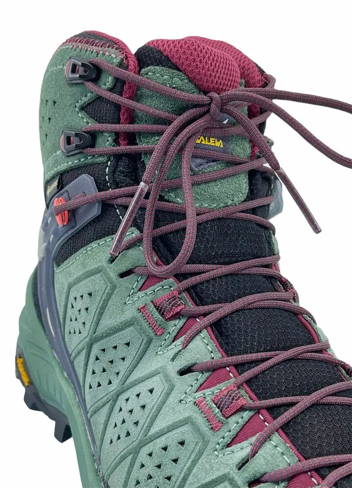 Salewa WS Alp Trainer 2  Mid GTXduck green/Rhododendon UK 3 - side a