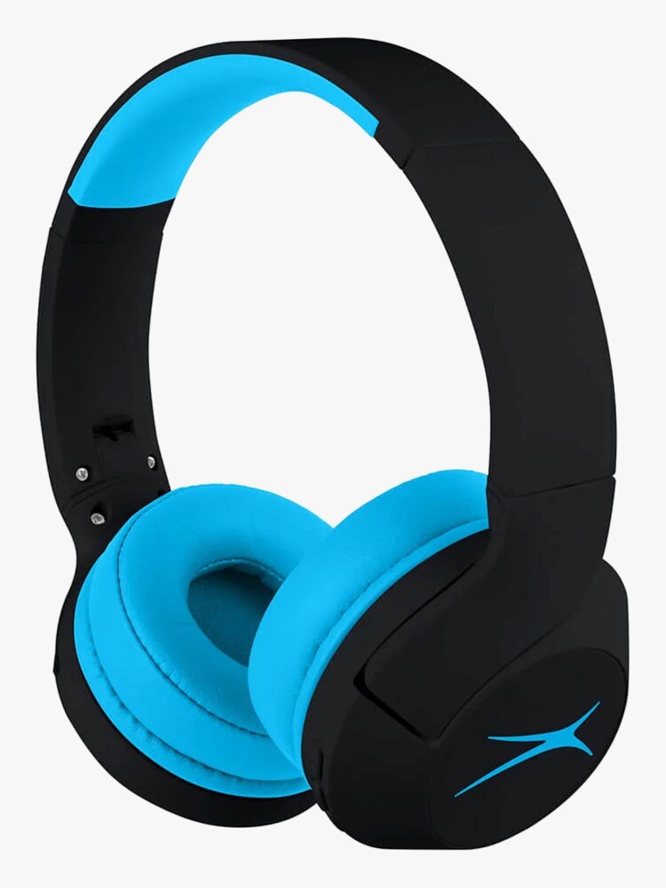 Altec Lansing Kid Safe Wireless Over the Head ANC Headphone Black Out Blue