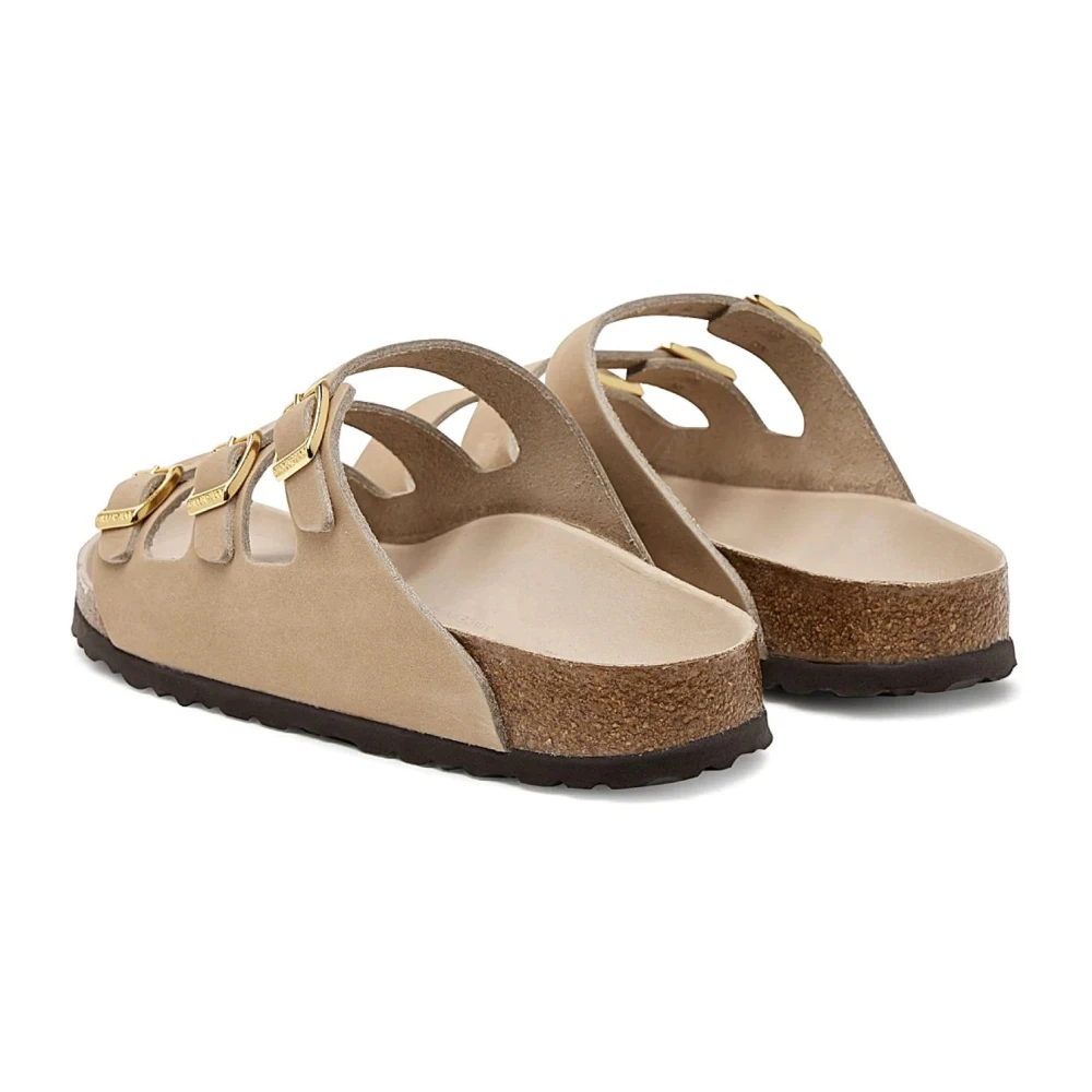 Birkenstock Sandaler Florida Lenb Hex Beige - side b