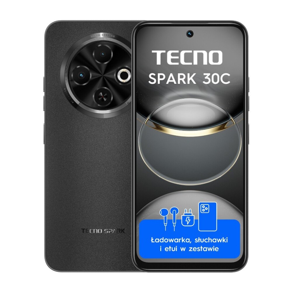 Tecno Spark 30C 6GB/128GB Svart