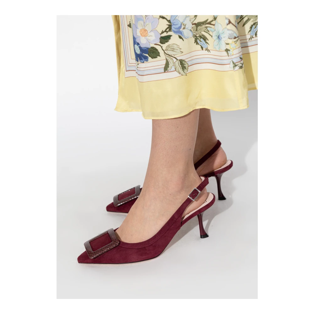 Roger Vivier Dame Sko Rød 39 1/2 EU, - side a