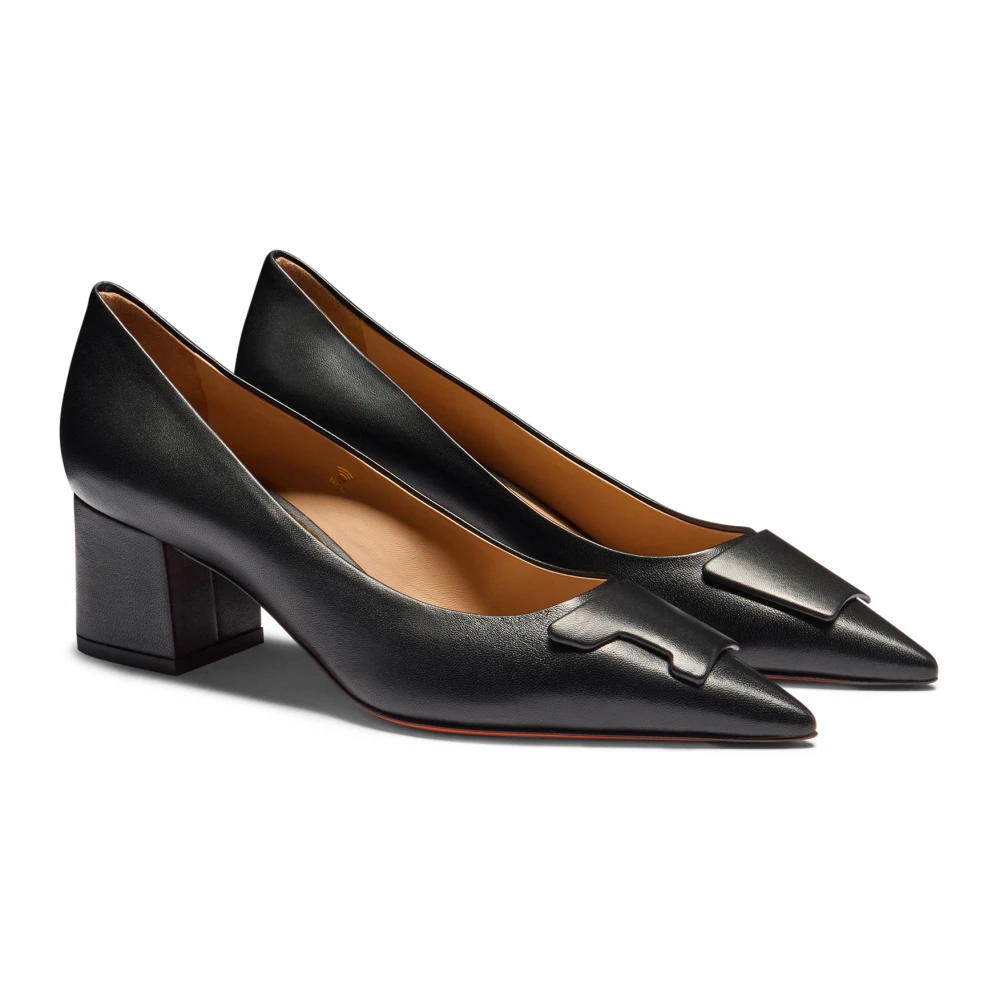 Santoni Dame Sko Svart 36 EU, - side a