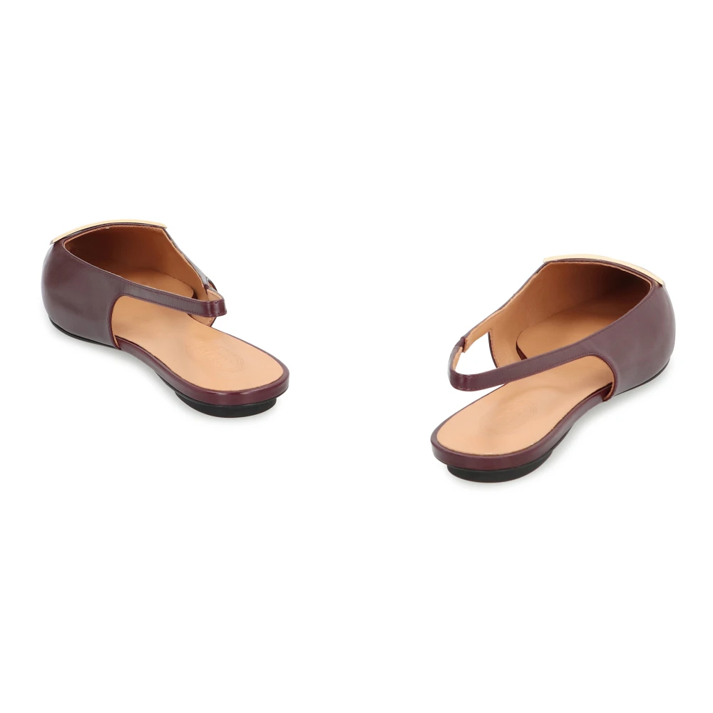 Tod's Dame Sko Rød 37 EU, - side a