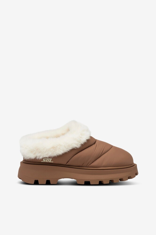 Steve Madden Slippers Fireplace Slip on Brun - main photo