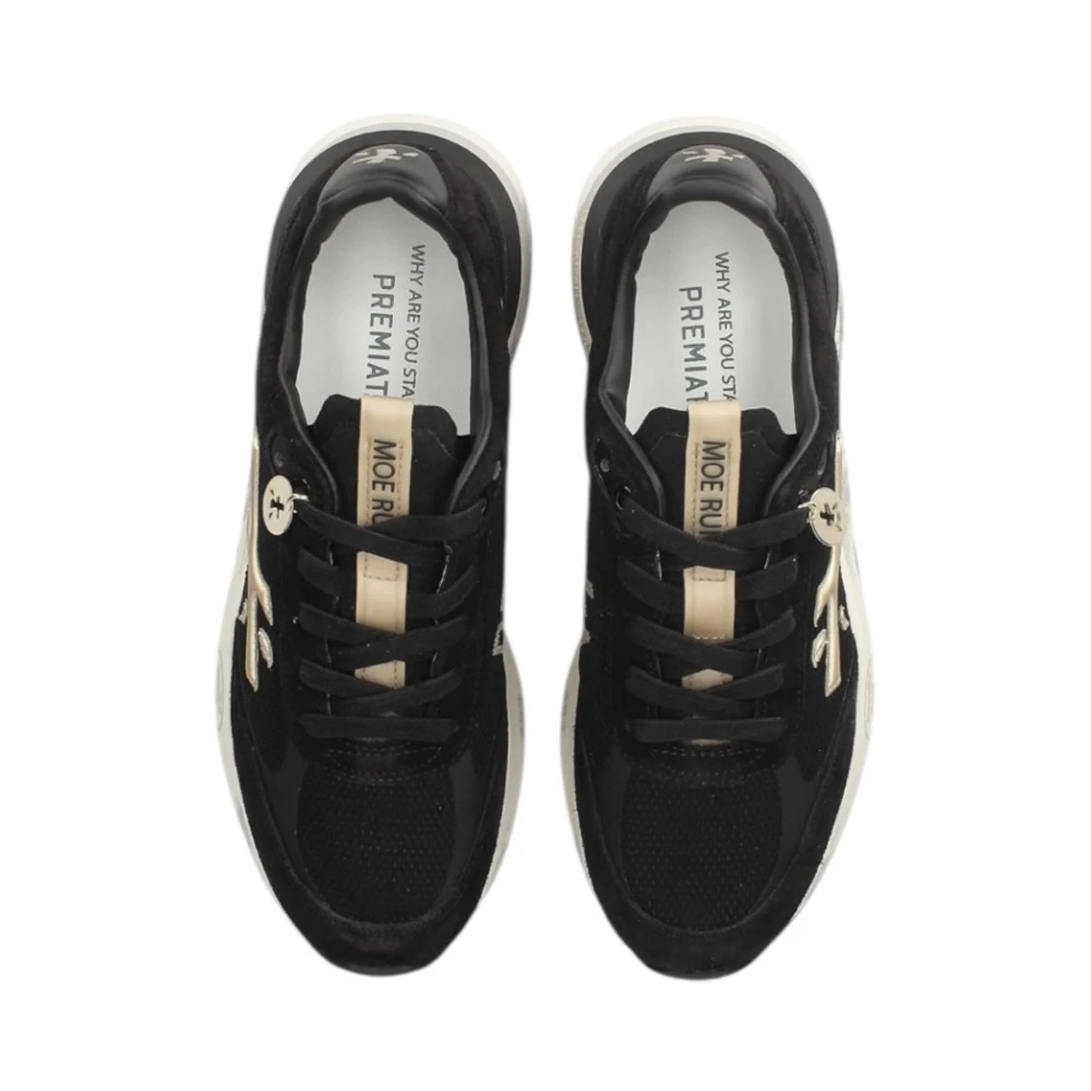 Premiata Dame Sko Svart 36 EU, - side b