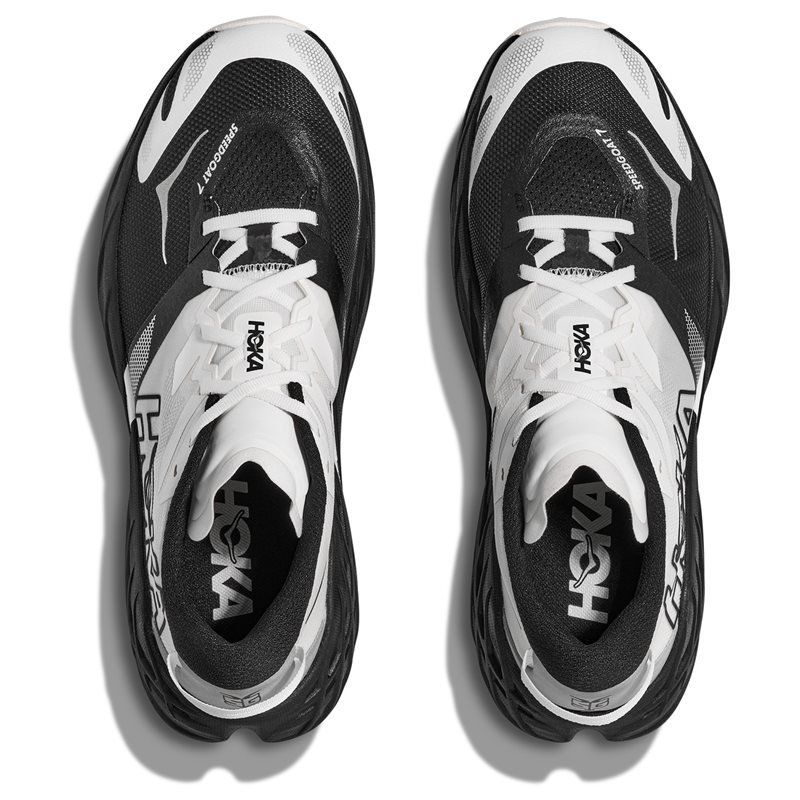 Hoka W Speedgoat 7 Wide Black/White - side a