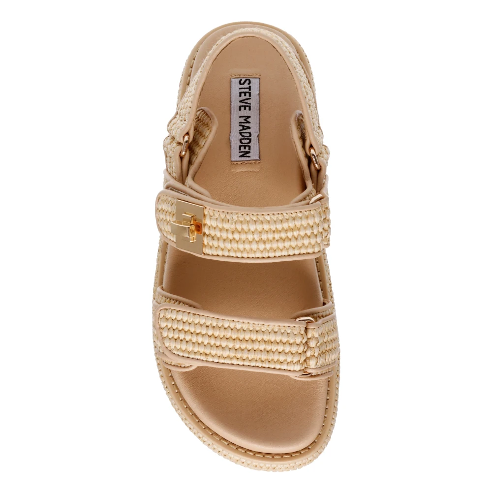 Steve Madden - Sandaler Bigmona Nat Raffia - Brun - side b