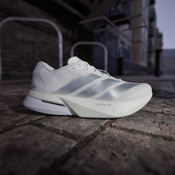 Adidas Women's Adizero Boston 13 Cloud White / Matte Silver / Dash Grey 38 2/3 - side a