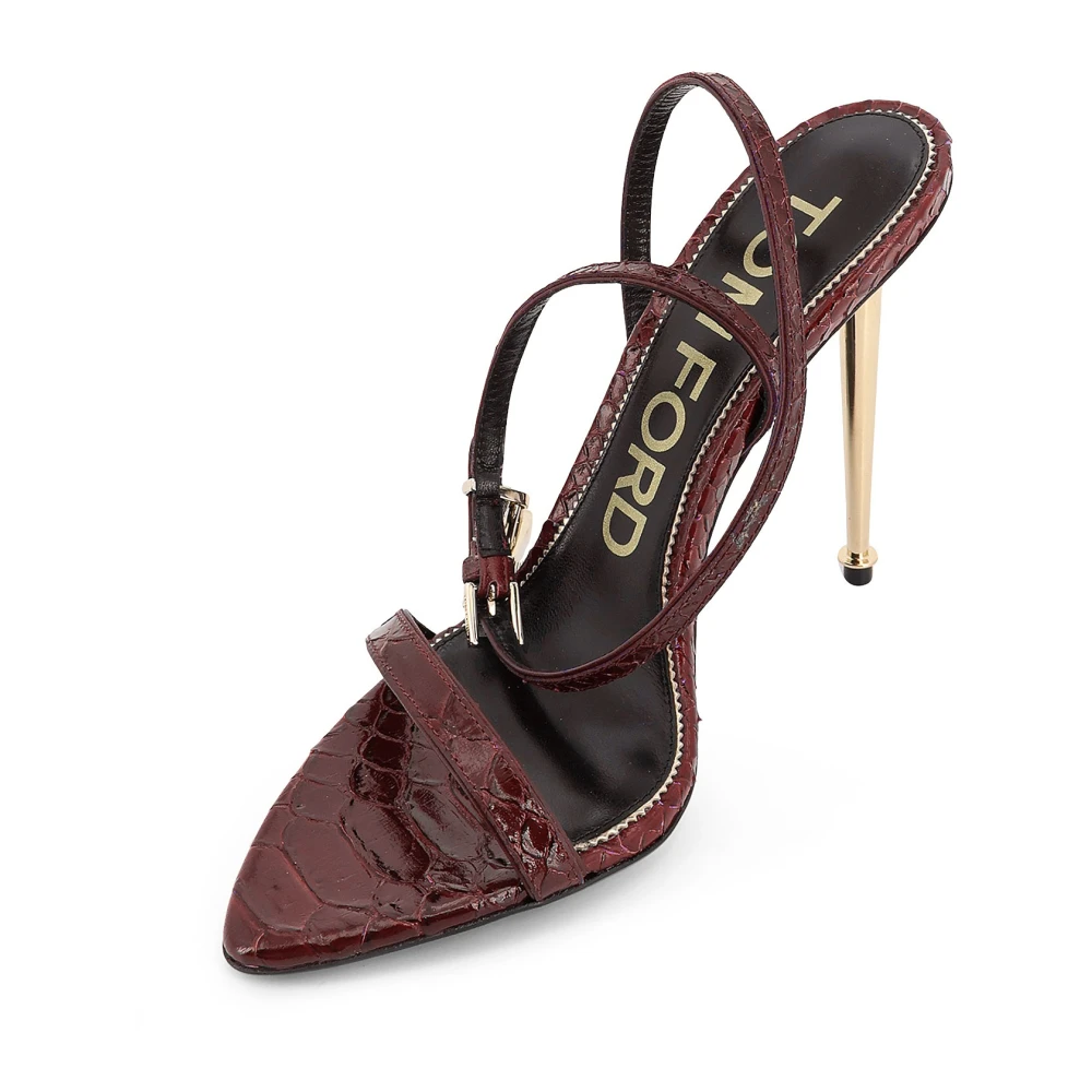 Tom Ford Dame Sko Rød 38 EU, - side b