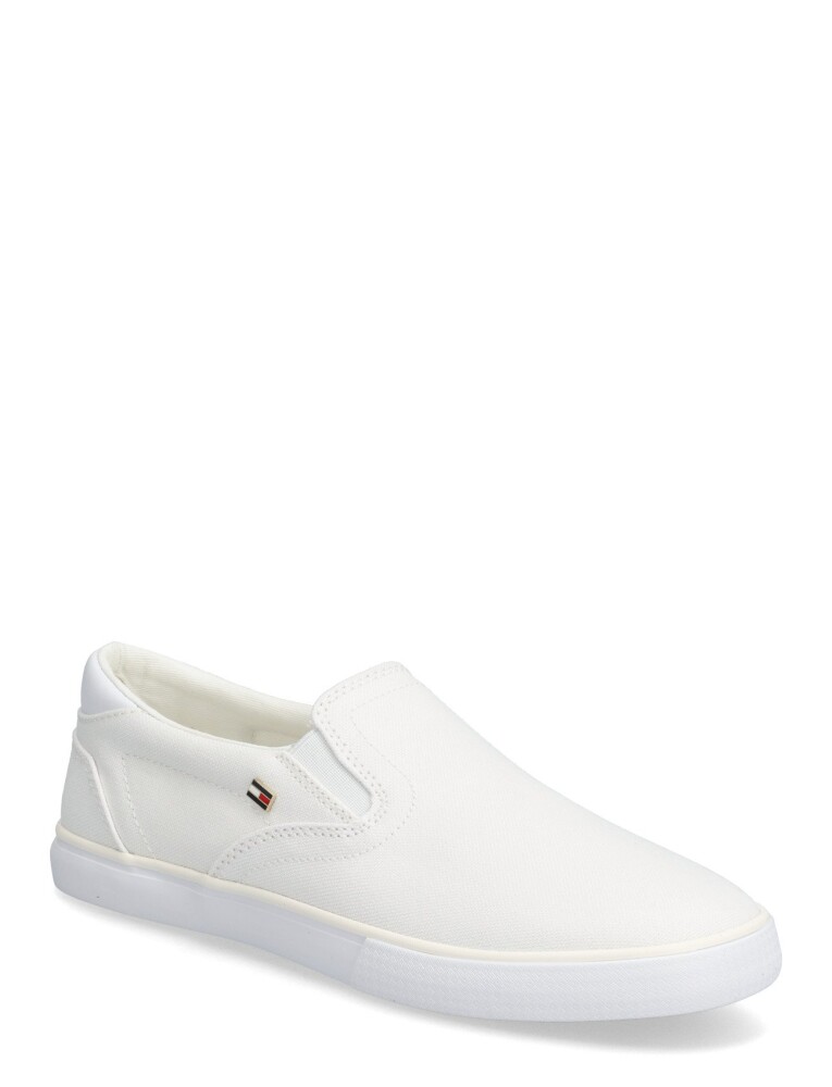 Tommy Hilfiger Th Low Profile Slip On   White   40 - main photo