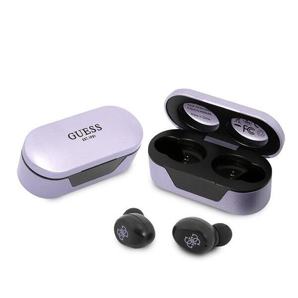 Guess Bluetooth-Hodetelefoner Gutwst31eu Tws + Dokkingstasjon Lilla/Lilla