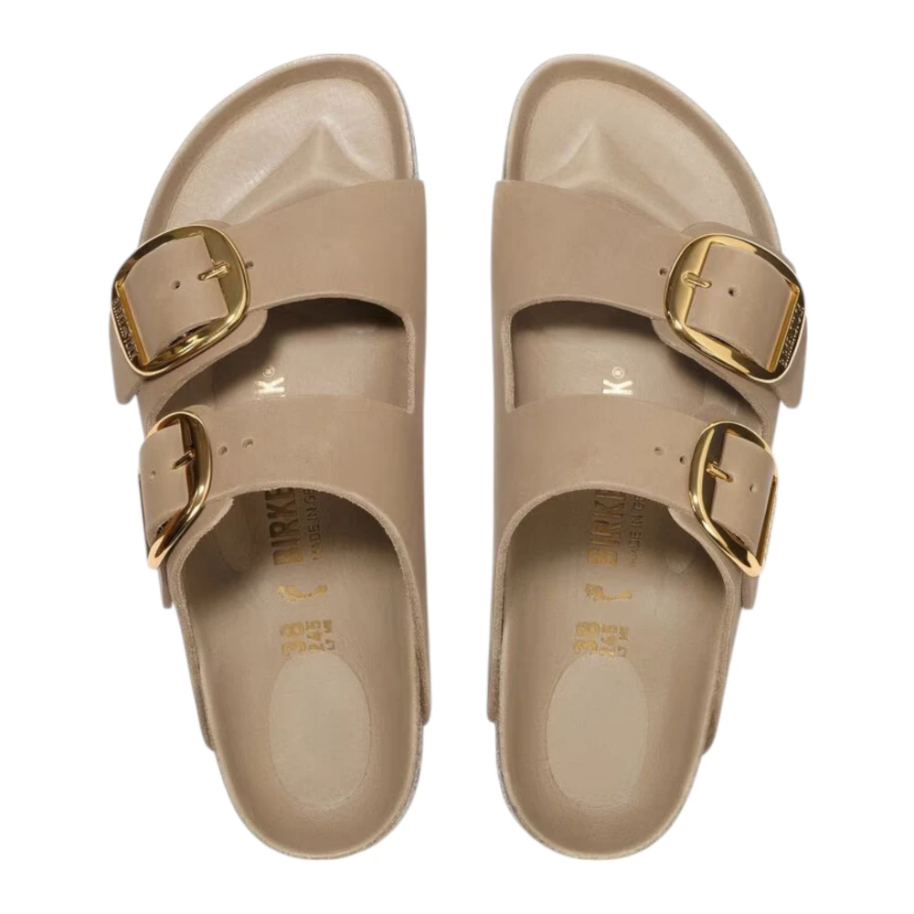 Birkenstock Sandaler Arizona Big Buckle Leoi Tabaccobrown Hex Brun - side a