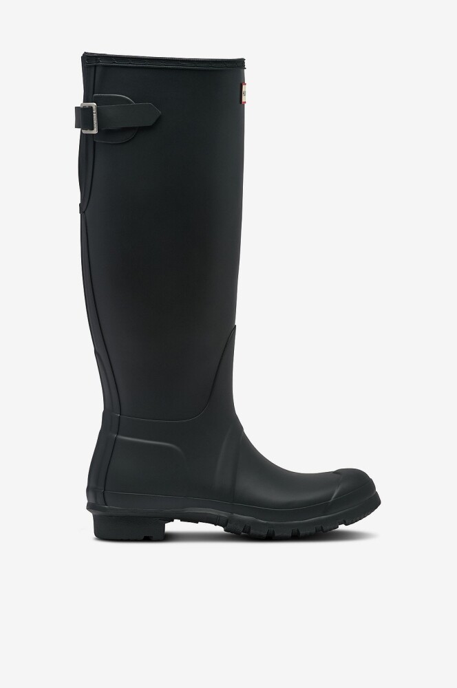 Hunter Gummistøvler Women Original Tall Back Adjustable Boot Svart - main photo