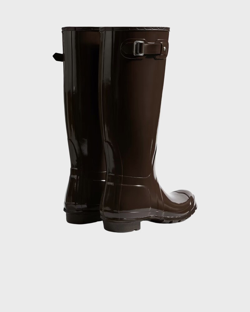 Hunter Dame Sko Brun 37 EU, - side b