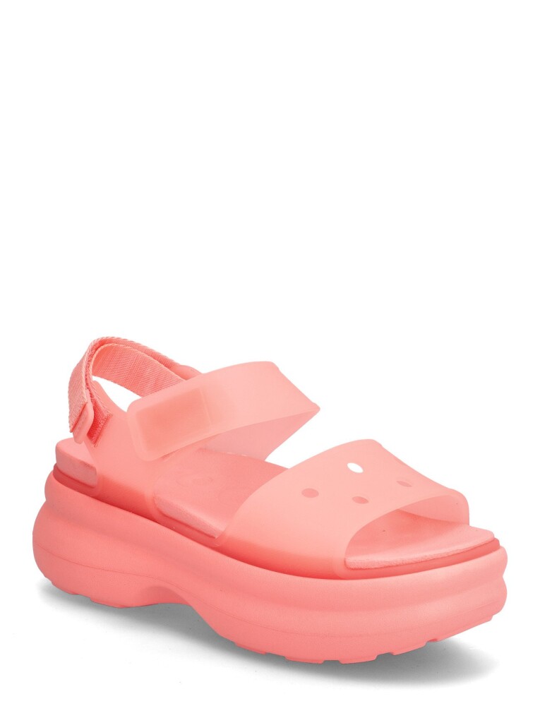 Crocs Soho Frosted Y Strap Sandal   Pink   41/42 - main photo