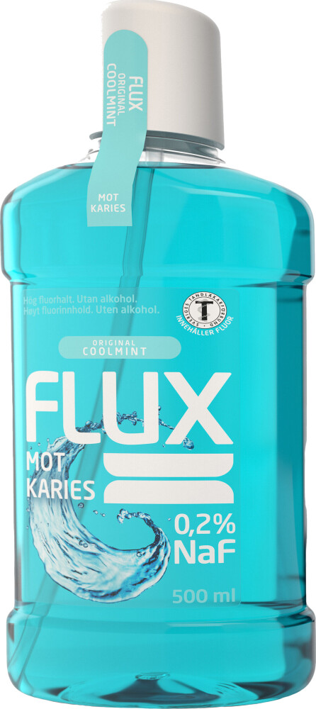 Flux Fluorskyll 02% Original Coolmint 500 ml » Best Pris på Prisradar.no