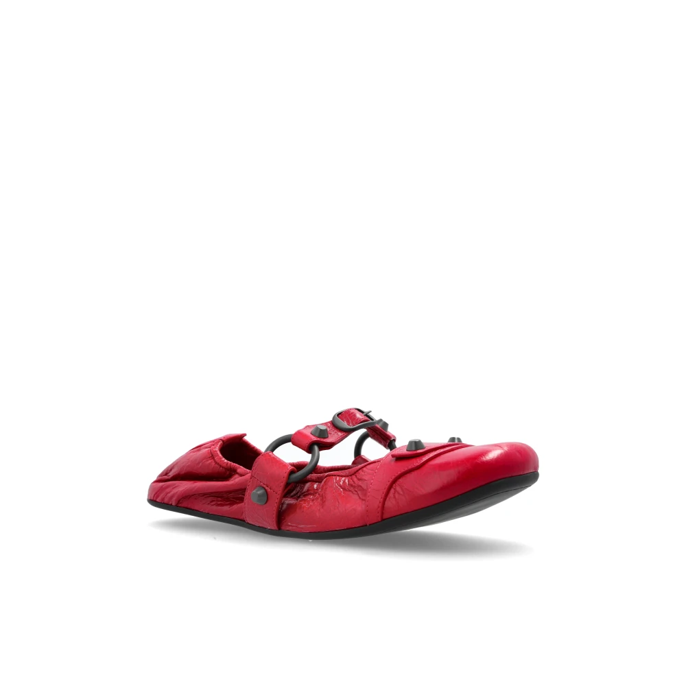 Balenciaga Dame Sko Rød 37 EU - side b