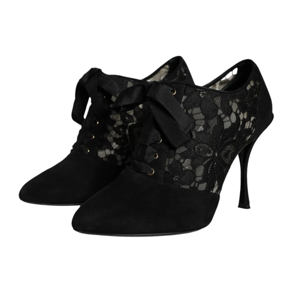 Dolce & Gabbana Dame Sko Svart 37 1/2 EU, - side a