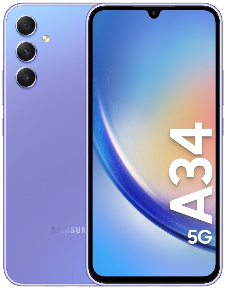 Samsung Galaxy A34 5G 6GB/128GB Lilla