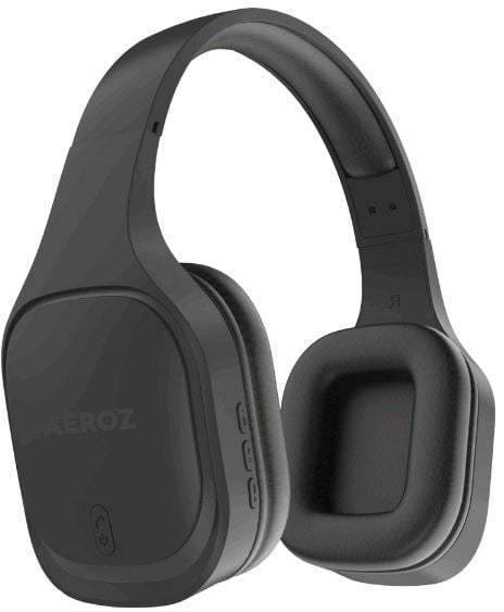 AEROZ - BTH-1000 BLACK - Bluetooth Headphones - Trådløse hodetelefoner