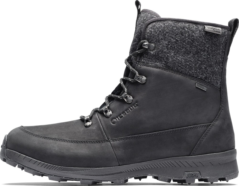 Icebug Unisex Adak ReWool BUGrip Black/Grey 36.5 - main photo