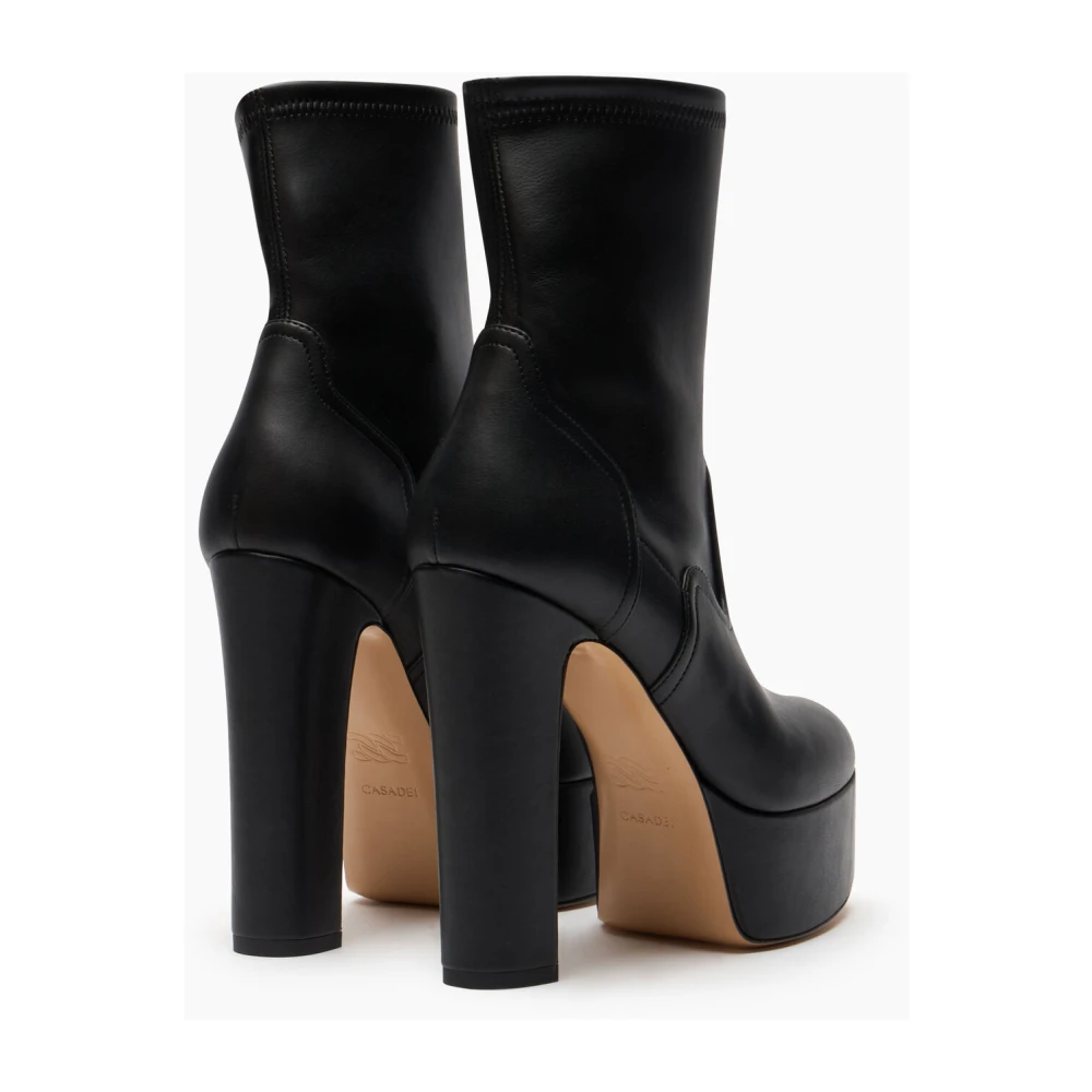 Casadei Dame Sko Svart 36 1/2 EU, - side b