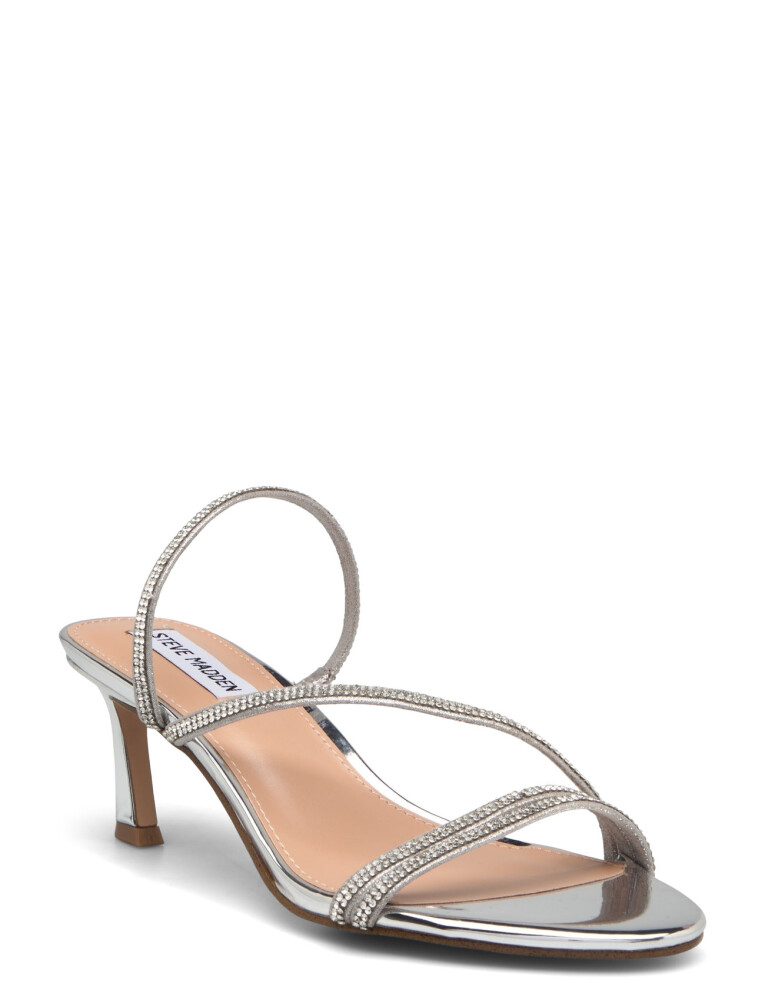 Steve Madden Lamora-R Heeled Sandals - Silver - 39 - main photo