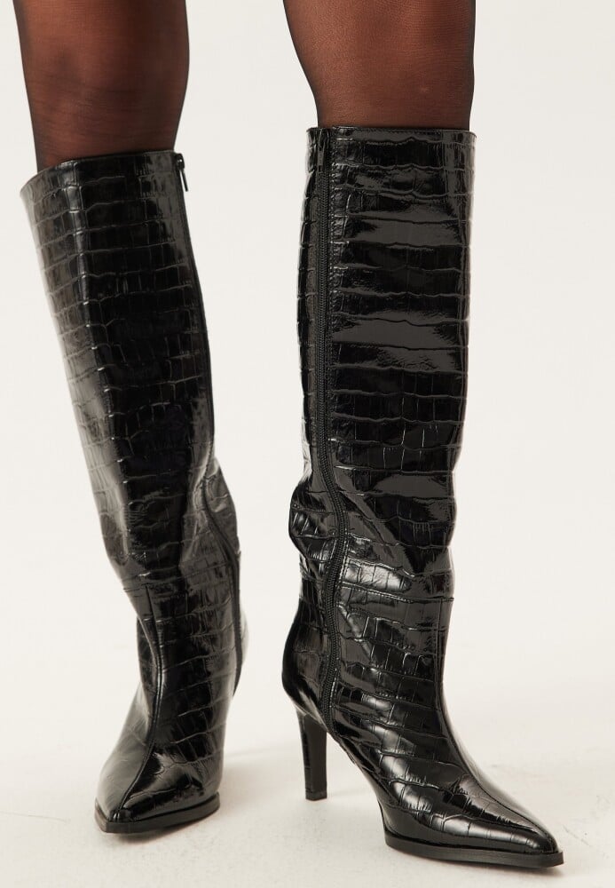 Make Way Knee High Leather Boot - main photo