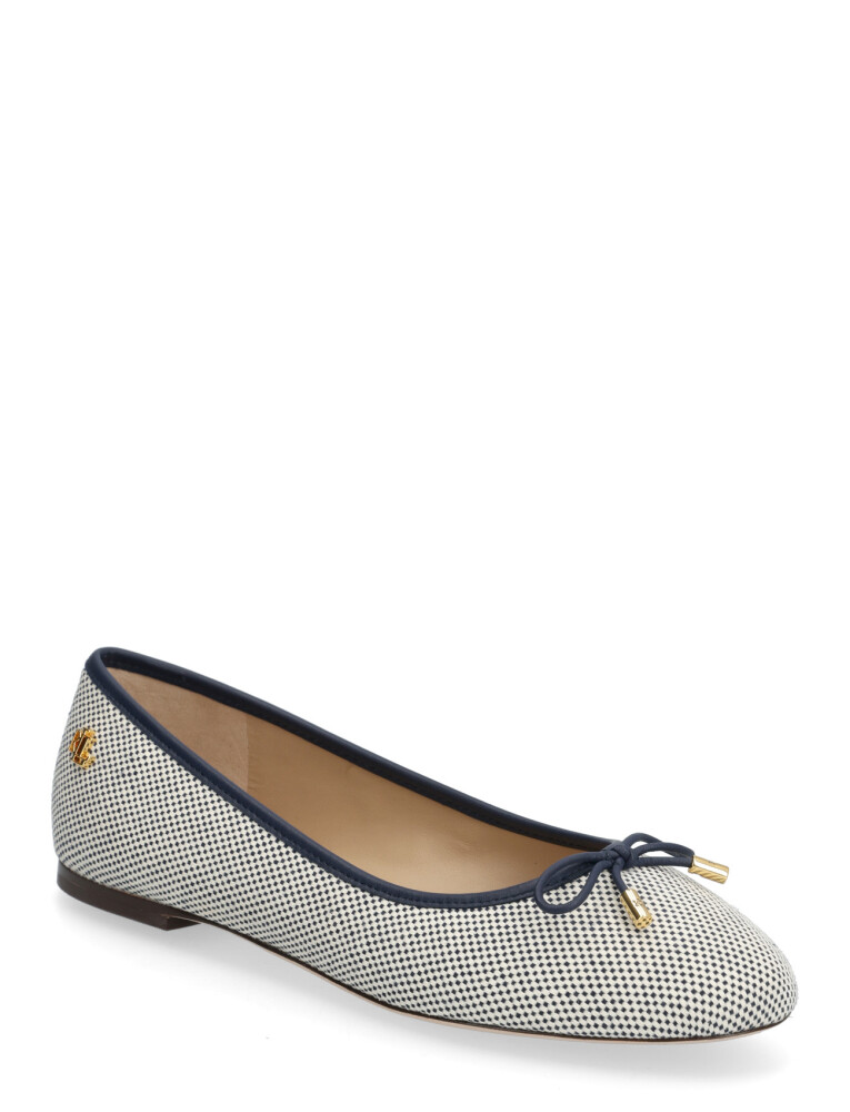 Lauren Ralph Lauren Jayna Cross Dyed Canvas Flat Navy 36 - main photo