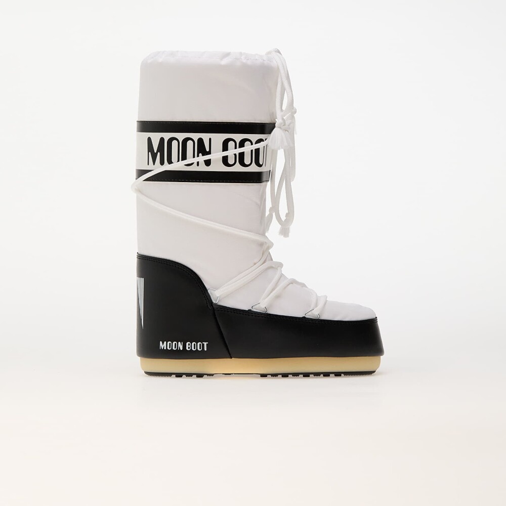 Moon Boot Unisex Icon Nylon Black/white 35/38, Black/white - side b