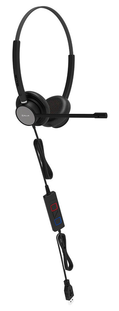 Tellur Voice 420 Kablede Hodetelefoner Toveis Svarte