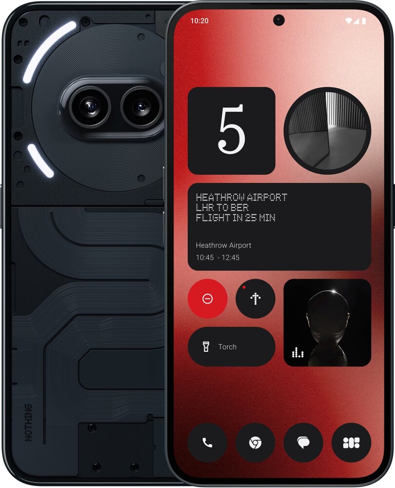 Nothing Phone 2a 5G 8GB/128GB Sort