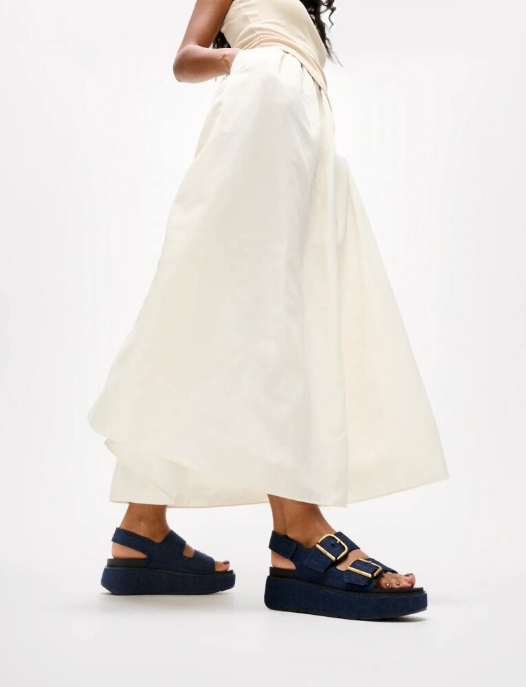 FitFlop Gen Ff Max Buckle Denim Back Strap Sandals Navy 40 - main photo